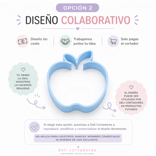 Cortador de galleta Opcion 2. Diseño colaborativo.