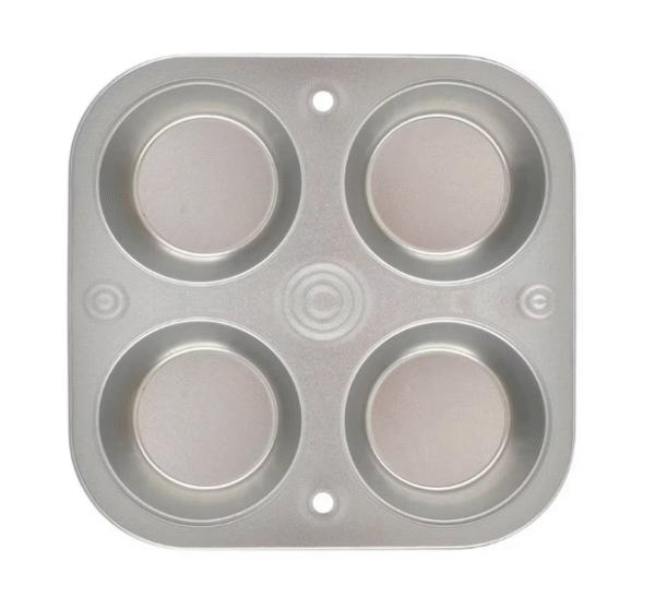 Molde para cupcakes 4 cavidades