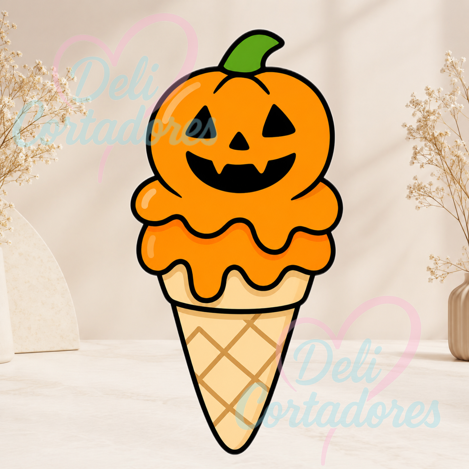 618 Cortador de galleta Helado calabaza