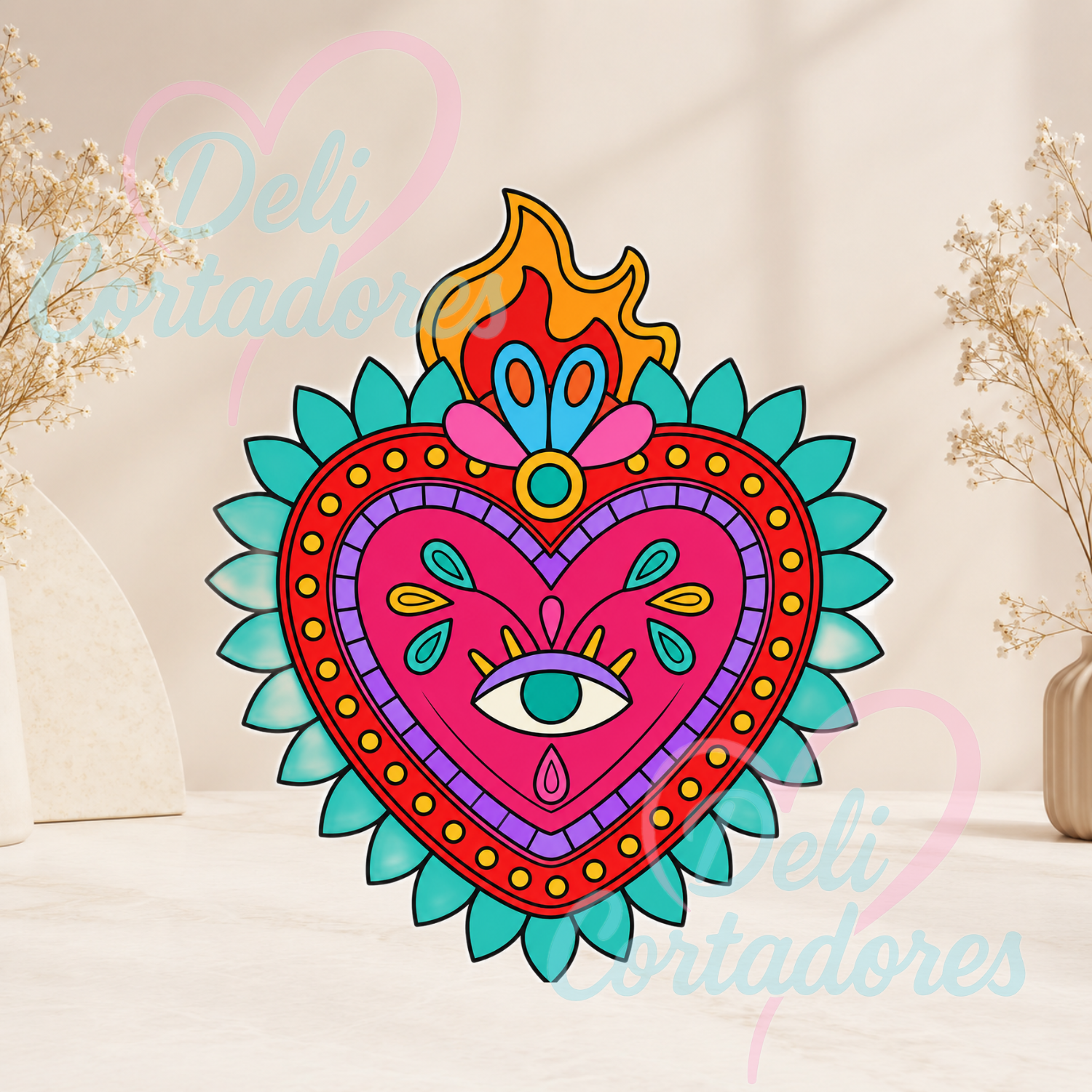 438 Cortador de galleta Corazón sagrado