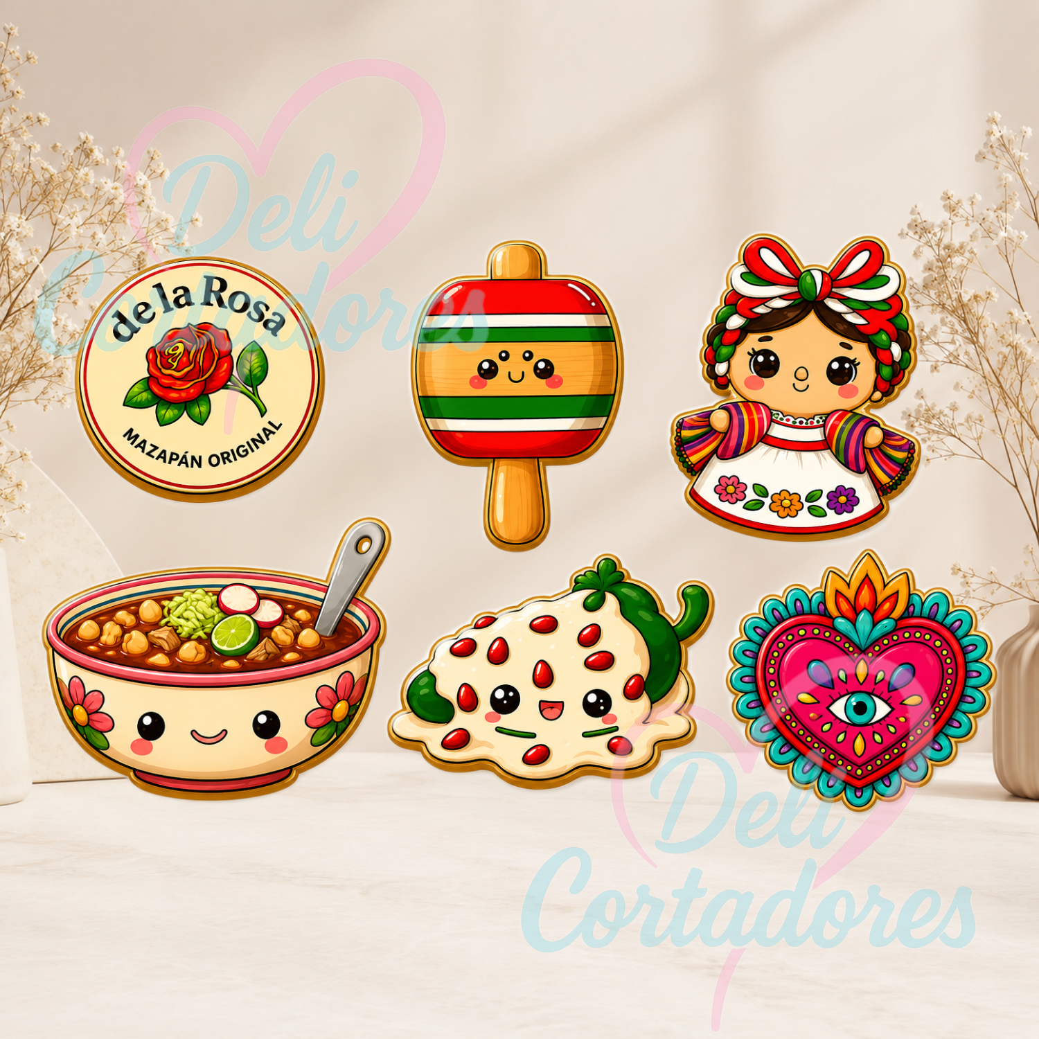 Kit Cortadores de galleta Fiestas patrias colección cookie store